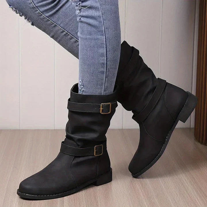 Delinda Diorio™ Damskie buty na niskim obcasie z klamrą