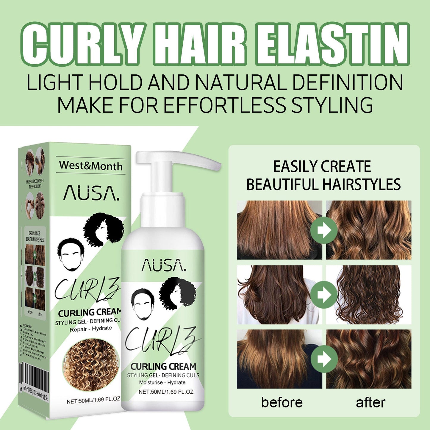 AUSA CURL™ Serum do włosów kręconych