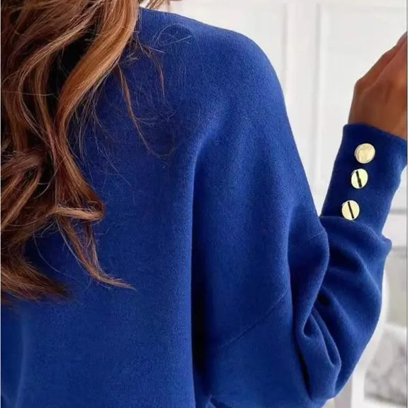 Abelie™ Damski sweter z dekoltem w kształcie litery V