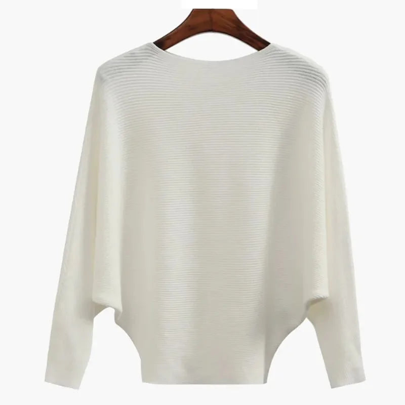 Adelaide Vala™ Sweter dzianinowy z rękawami typu nietoperz