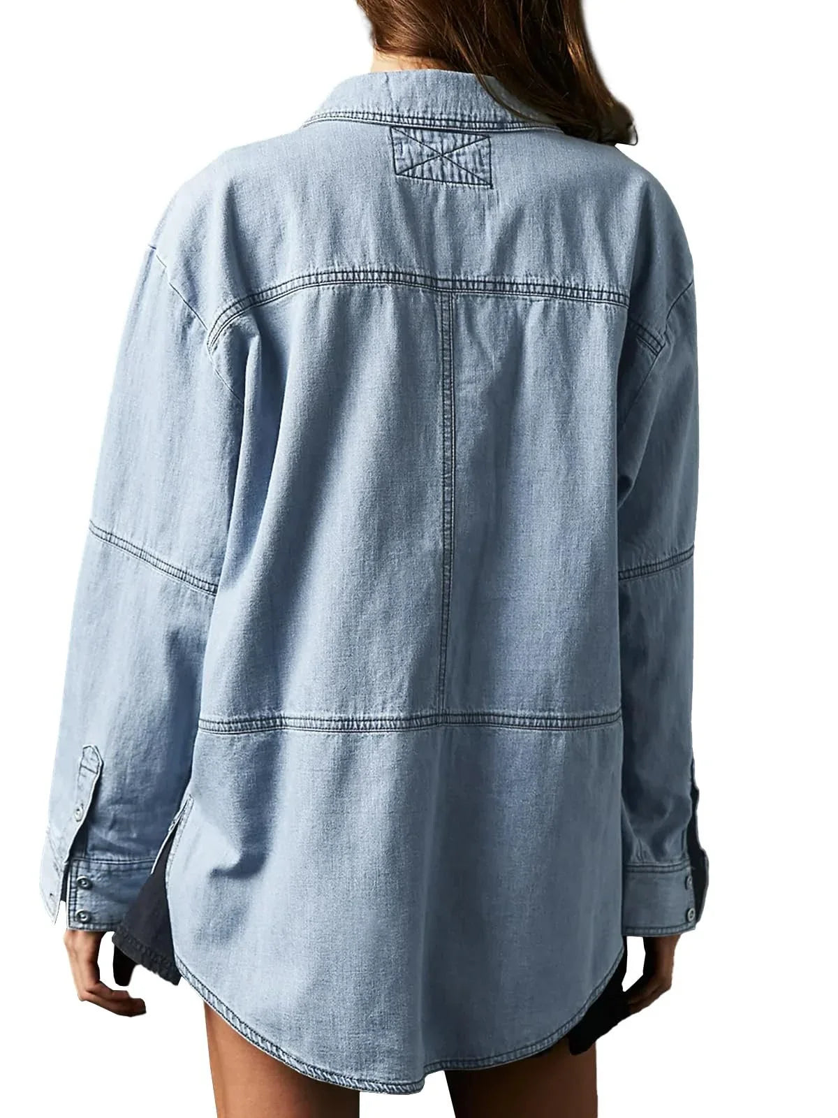 Agata Zerbo™ Stylowa koszula jeansowa