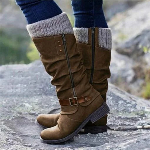 Alais Monet™ Wysokie buty zimowe zapinane na zamek