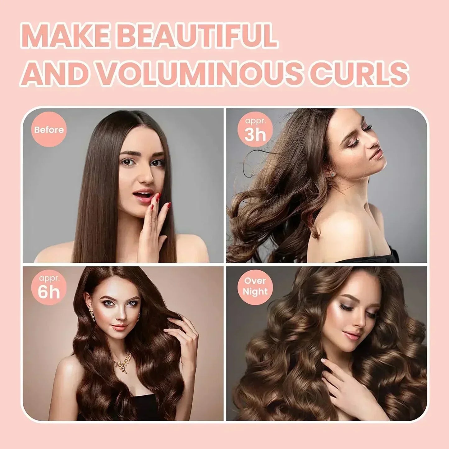 BombshellCurls™ Zestaw wałków do uzyskania loków bez użycia ciepła