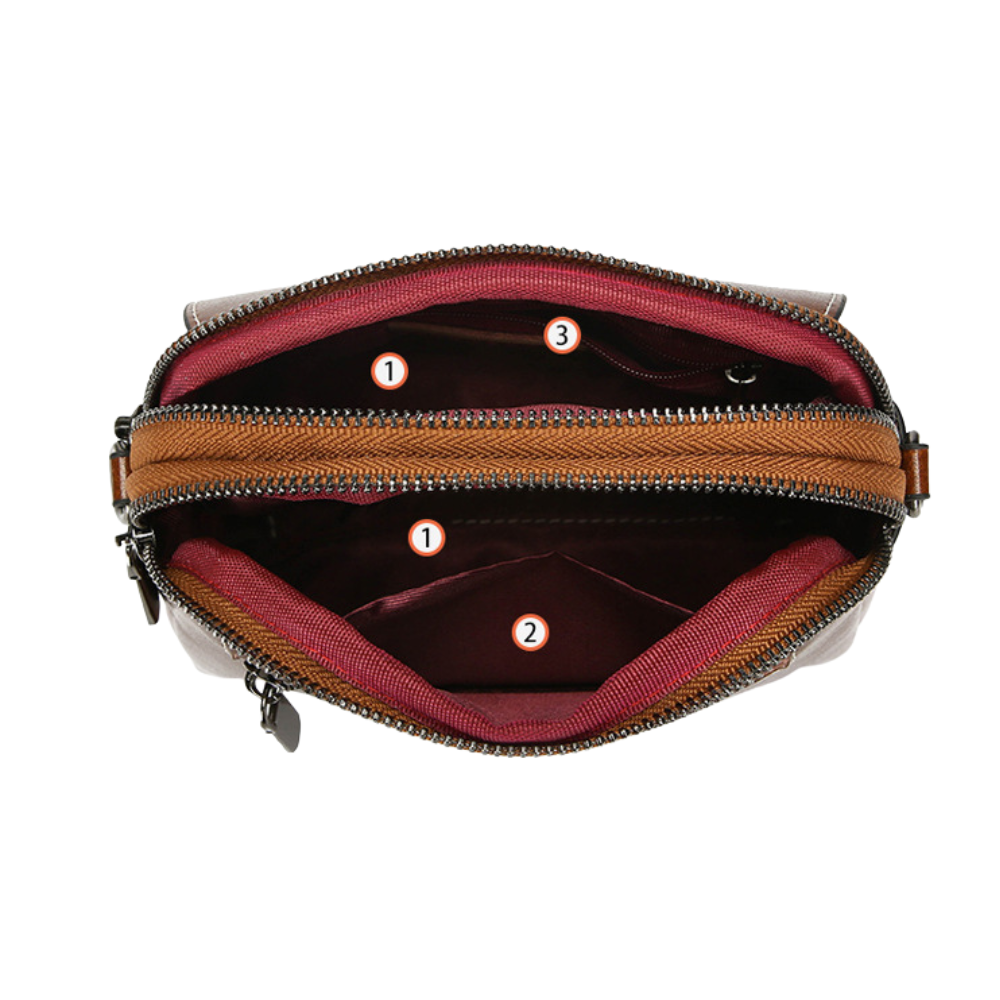 Cleo Capella™ Błyszcząca mała torebka na ramię