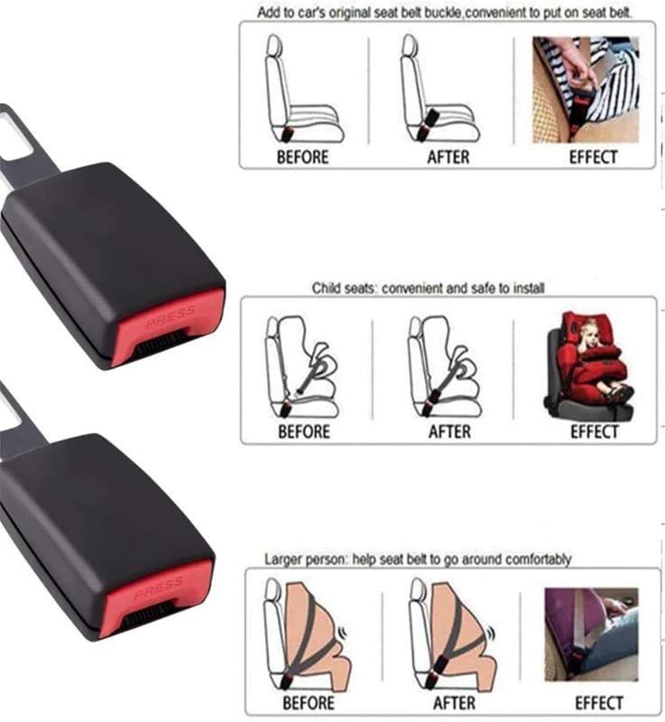 ComfortFit™ Klamry przedłużające pas bezpieczeństwa samochodowego