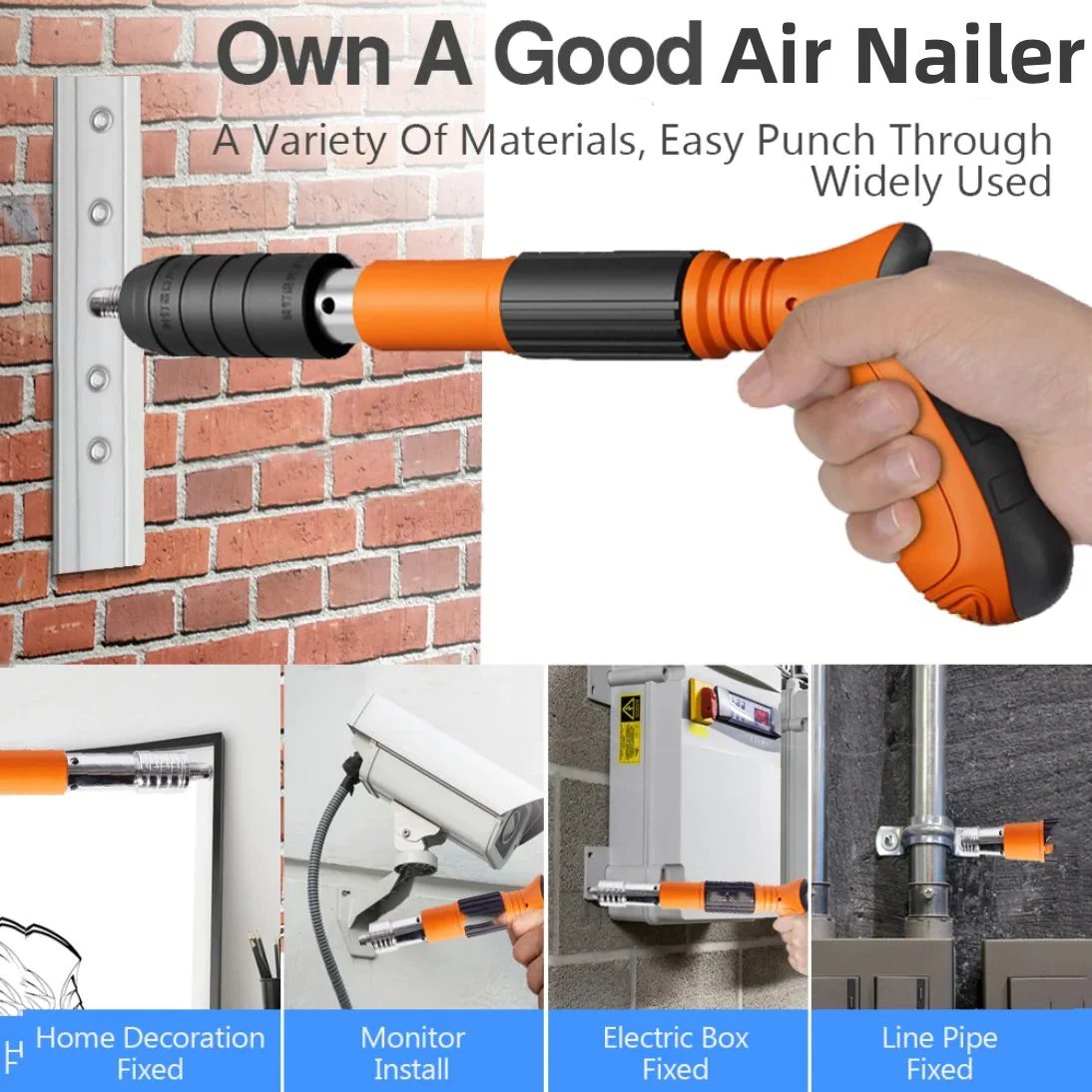 Craft Air™ Zintegrowany pistolet do gwoździ - Narzędzie do obróbki drewna i dekoracji