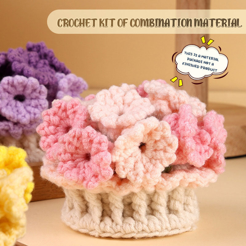 CrochetBloom™ Zestaw do szydełkowania kwiatów