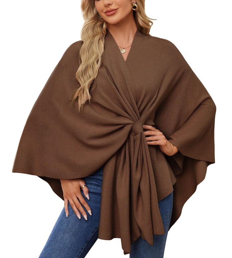 Dalida Testo™ Dalida Testo™ Stylowy szal-poncho – miękki i elegancki