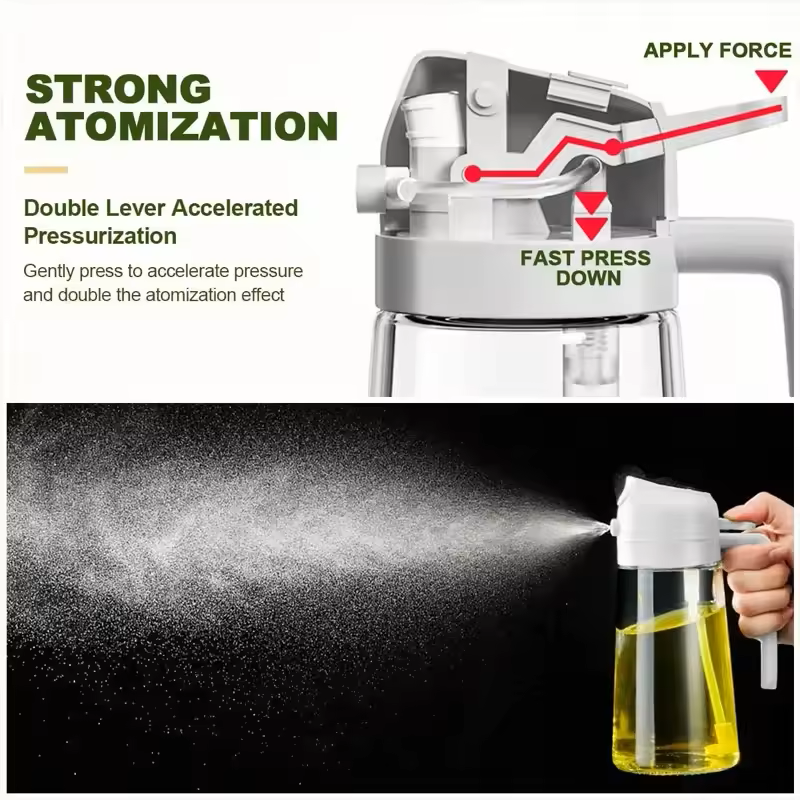 DuoPour™ – Dozownik oleju 2 w 1: spray i polewanie