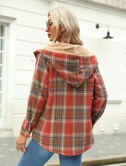 Eliana Zullo™ Zimowa modna bluza z kapturem i kieszeniami