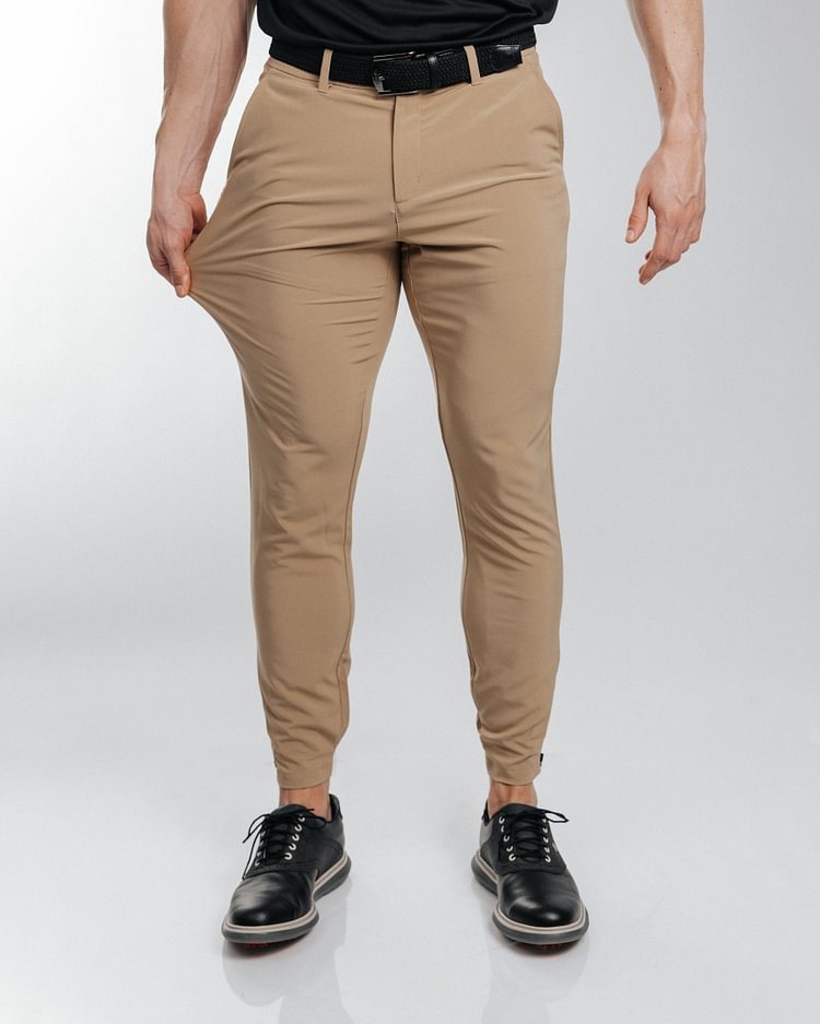 Erminio Costa™ Zwężane joggery slim fit z zamkiem przy kostce