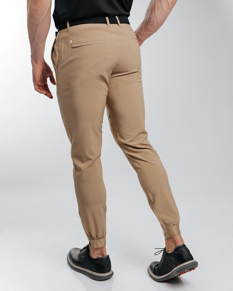 Erminio Costa™ Zwężane joggery slim fit z zamkiem przy kostce