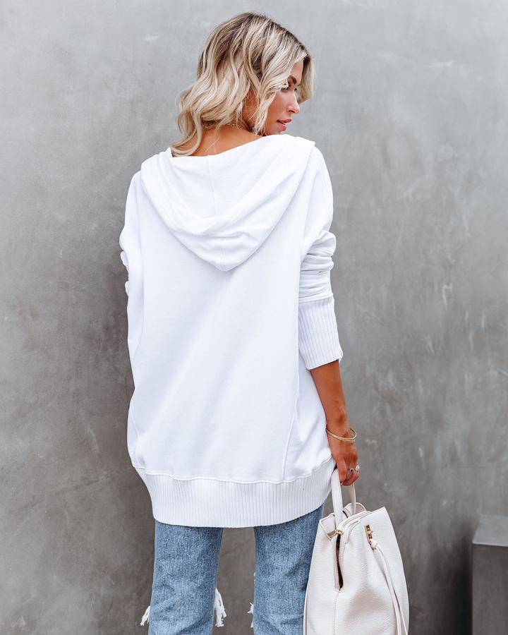 Fina Piccio™️ Bluza oversize z kapturem i otworami na kciuki