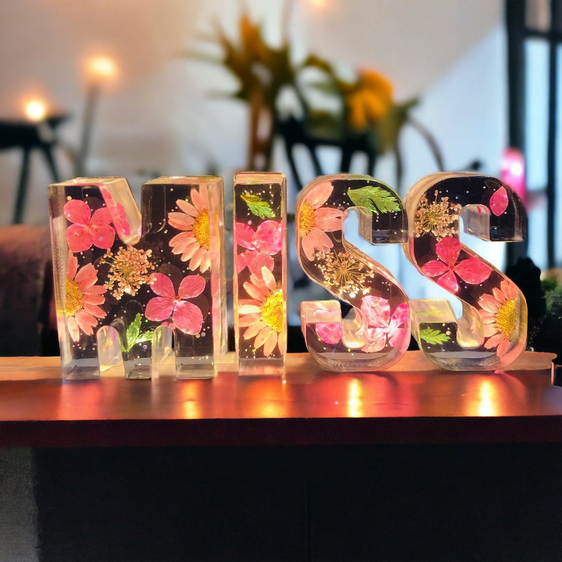 FloraLume™ Lampa z żywicy kwiatowej