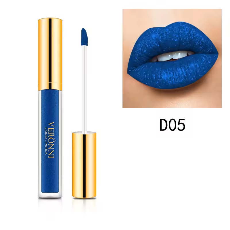 GlossiFlex™ Metaliczna pomadka w płynie z diamentowym brokatem