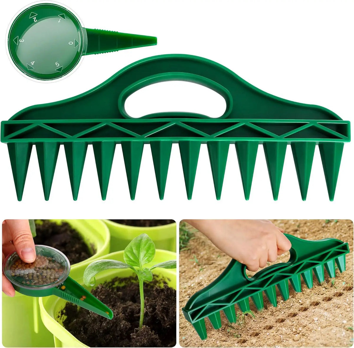 GrowTek™ Plant Stecker – narzędzie do równomiernego rozmieszczania nasion