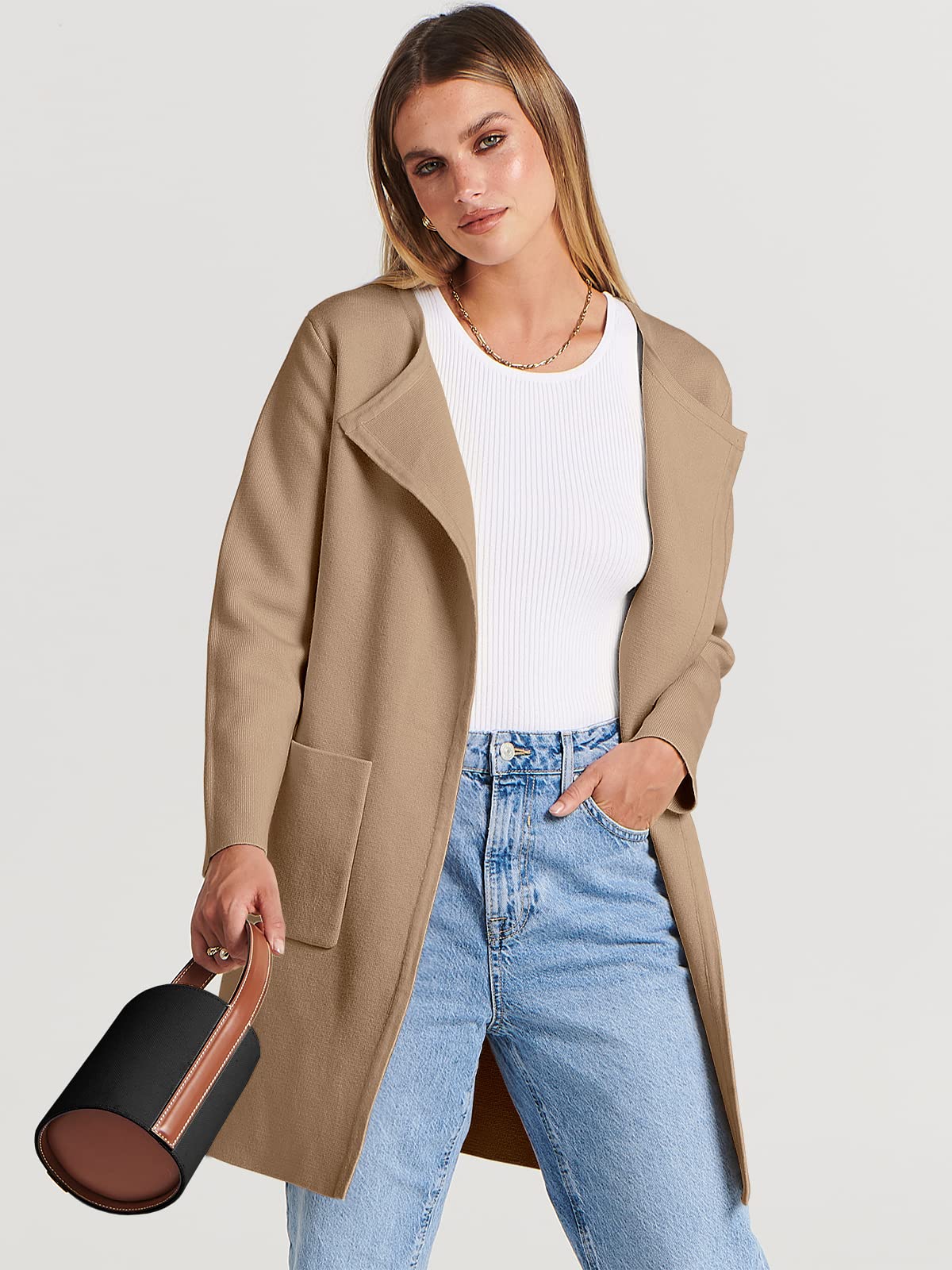 Lara Porter™️ Modny elegancki płaszcz