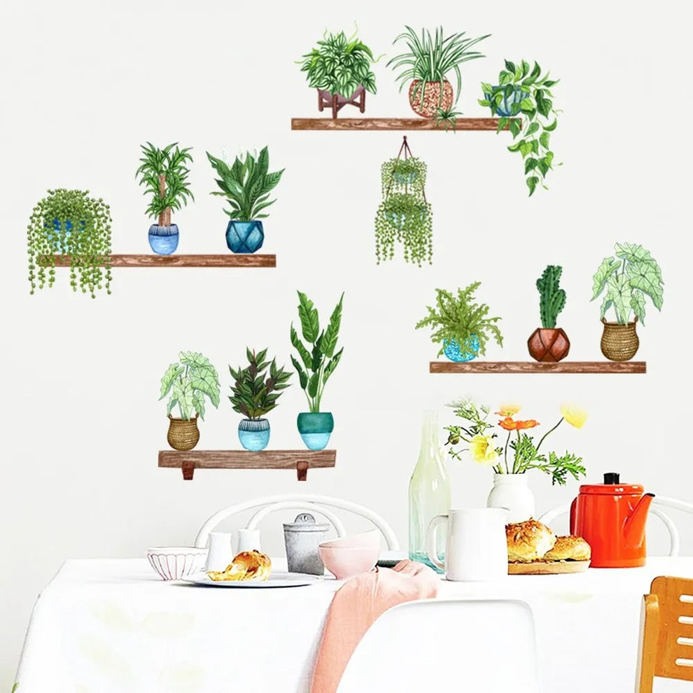 LeafScape™ Dekoracja ścienna 3D z motywem roślinnym