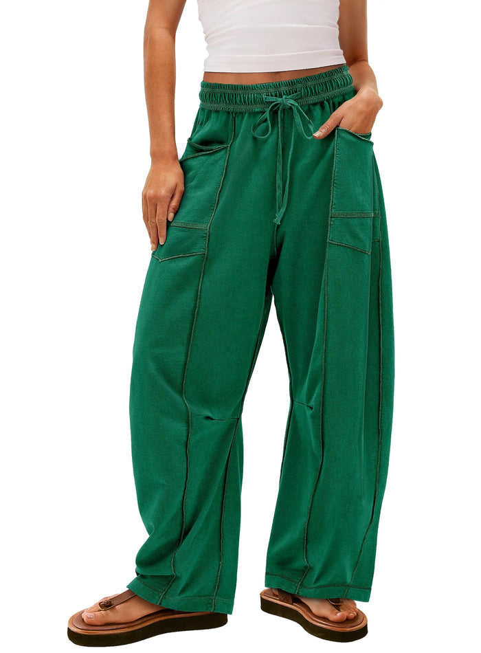 Luminosa Pulice™ Damskie spodnie z luźnymi szerokimi nogawkami