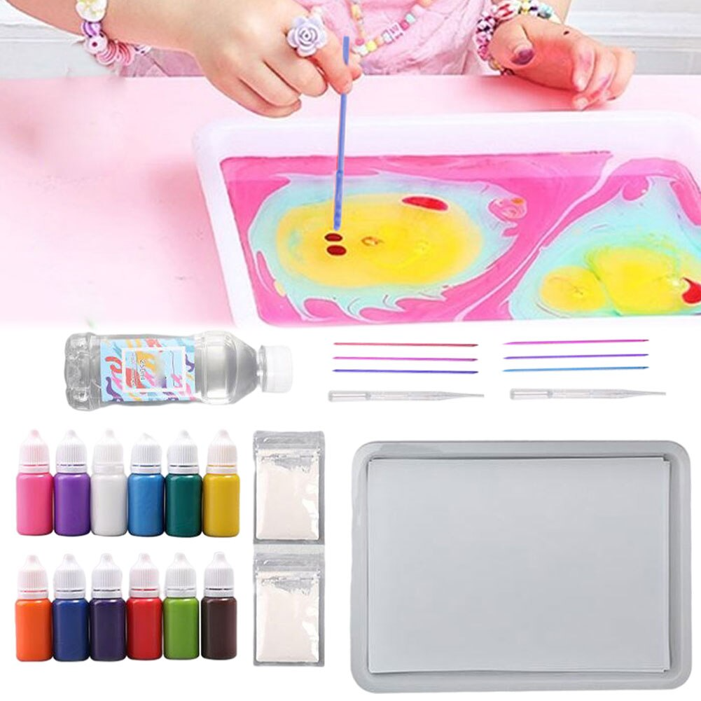 Marbling Paint Kit™ Zestaw do malowania marmurowych wzorów