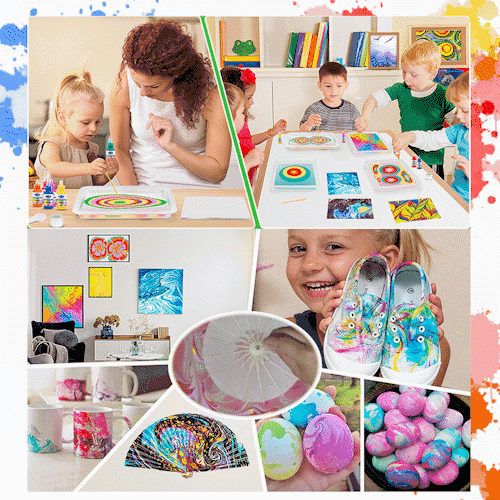 Marbling Paint Kit™ Zestaw do malowania marmurowych wzorów