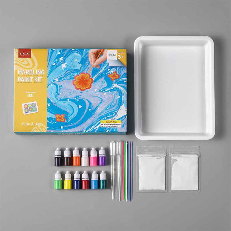 Marbling Paint Kit™ Zestaw do malowania marmurowych wzorów