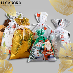 MerryWrap™ świąteczne torby prezentowe ze ściągaczem