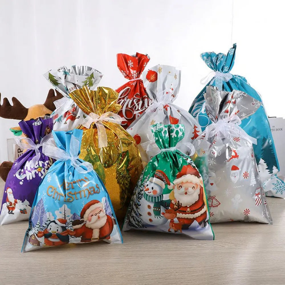 MerryWrap™ świąteczne torby prezentowe ze ściągaczem