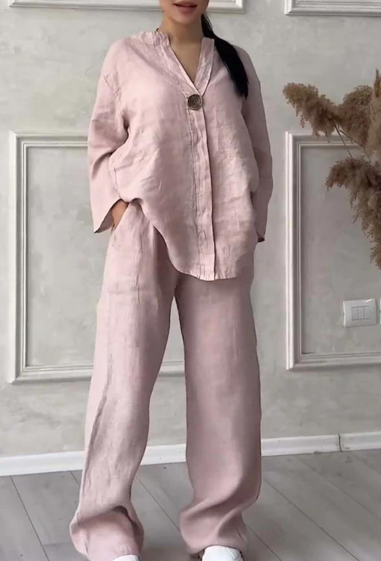 Myra Brown™ 2-częściowy swobodny kompet letni