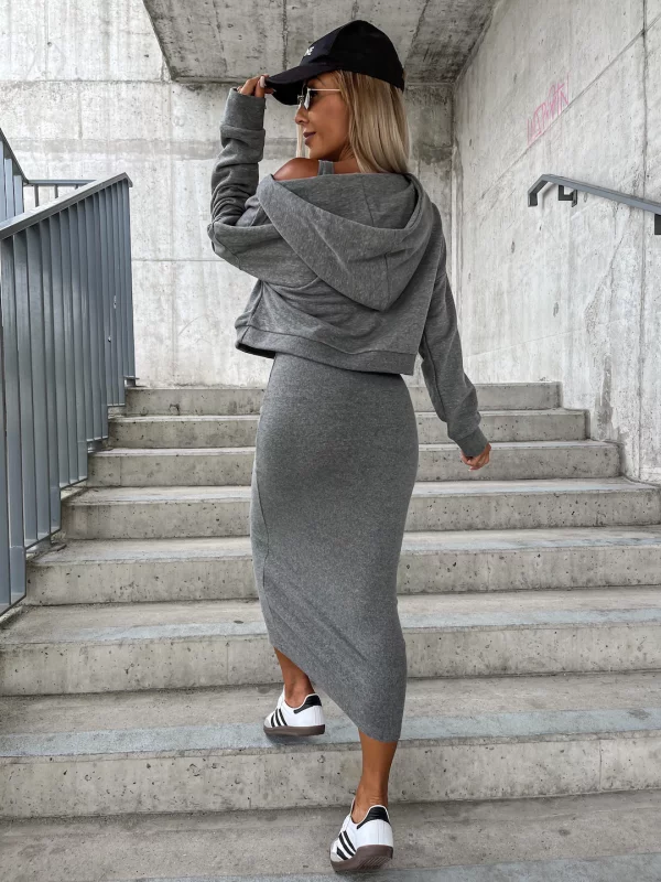 Novelle™️ Zestaw bluza i sukienka