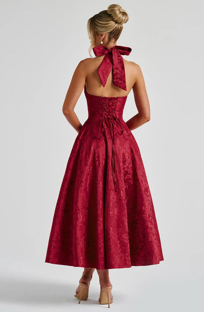 Olivia Teodoro™ Elegancka romantyczna sukienka midi