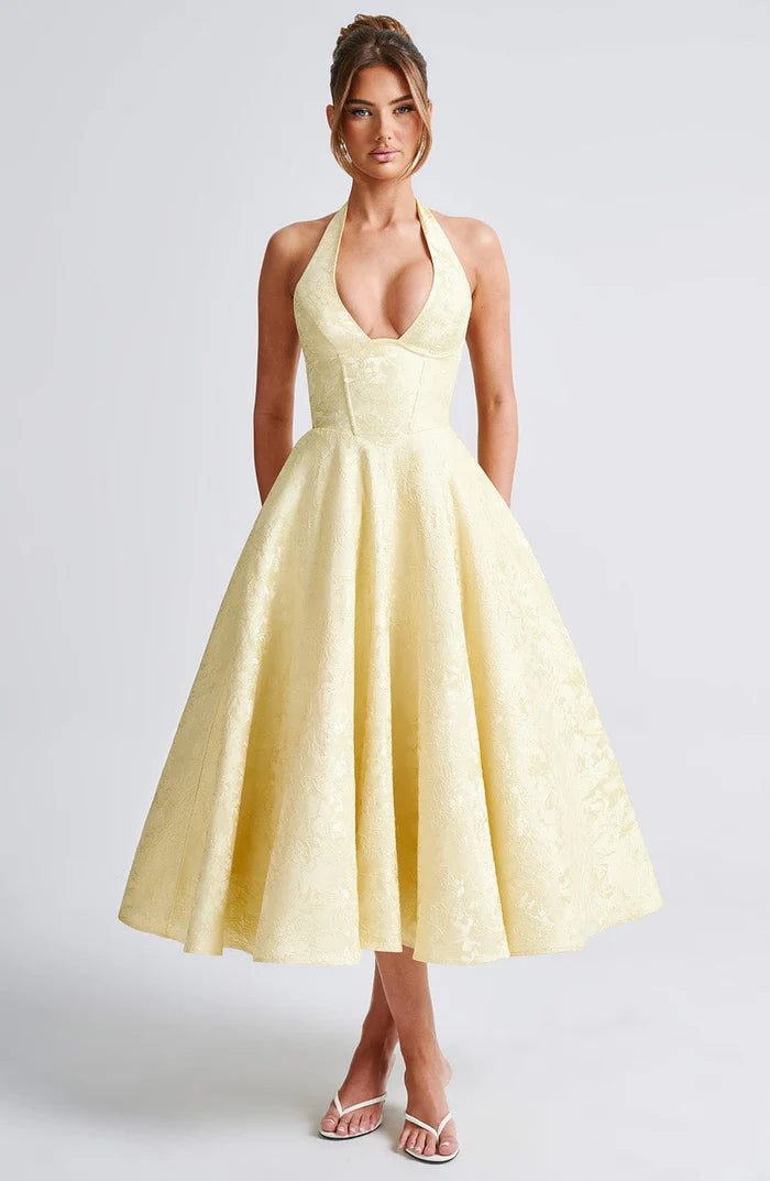 Olivia Teodoro™ Elegancka romantyczna sukienka midi