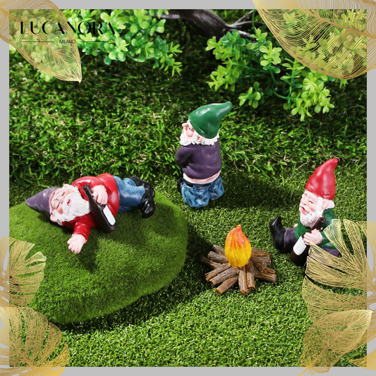 TipsyGnomes™ Pijane Krasnale Ogrodowe