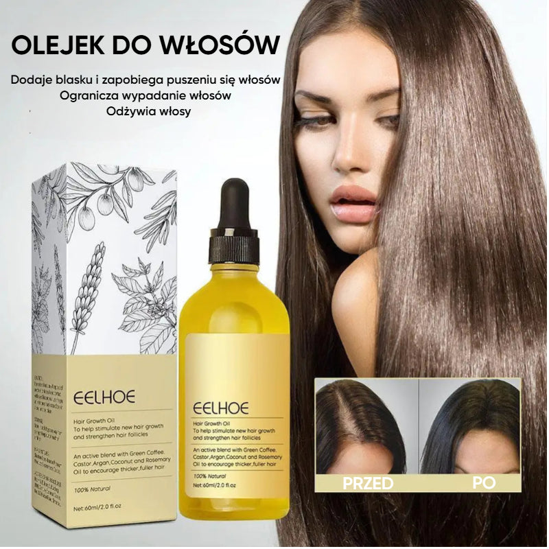 EELHOE Veghair™ Wegański naturalny olejek na porost włosów