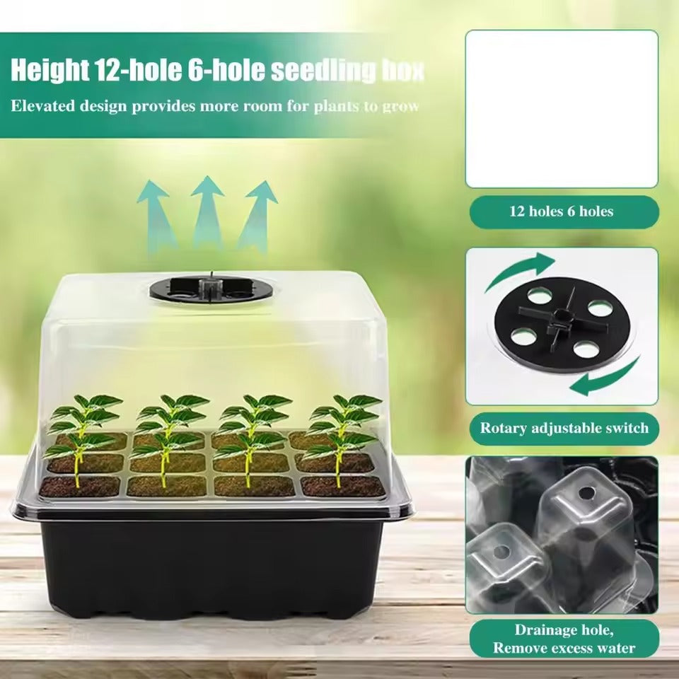 PlantPod™ Mini szklarnia do rozsady z regulacją wilgotności (12 otworów)