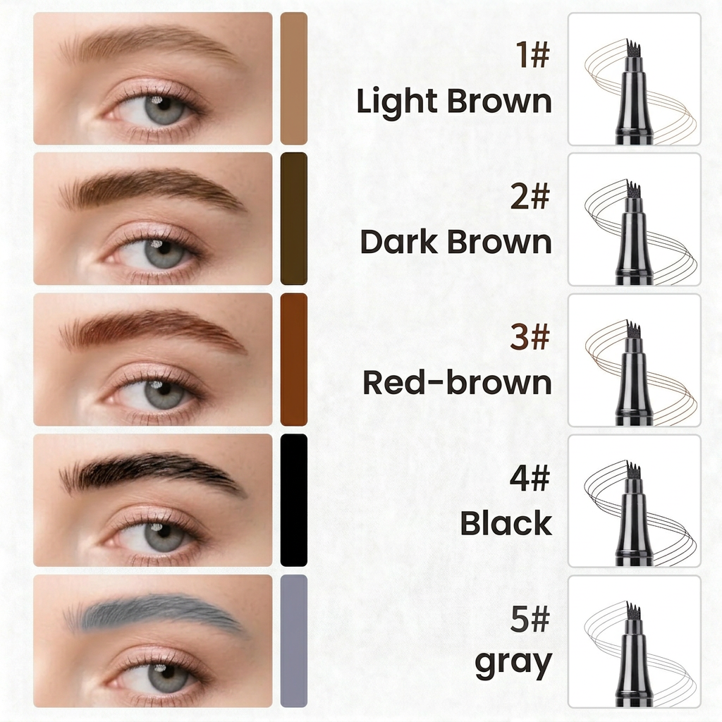 QIC Eyebrow™ łatwa kredka do brwi dla naturalnego efektu