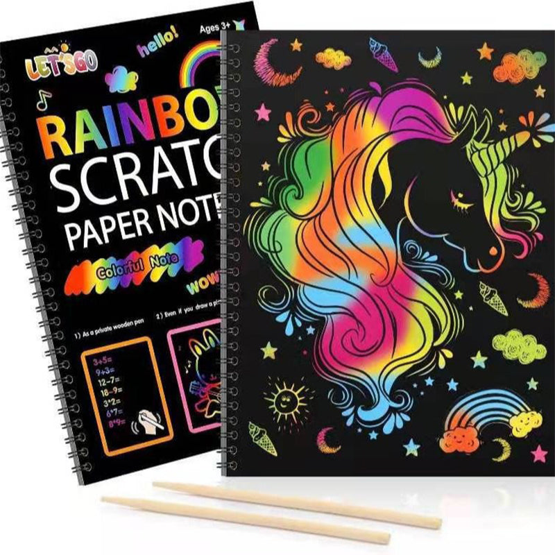 RainbowPlay™ Kreatywny notes do zdrapywania