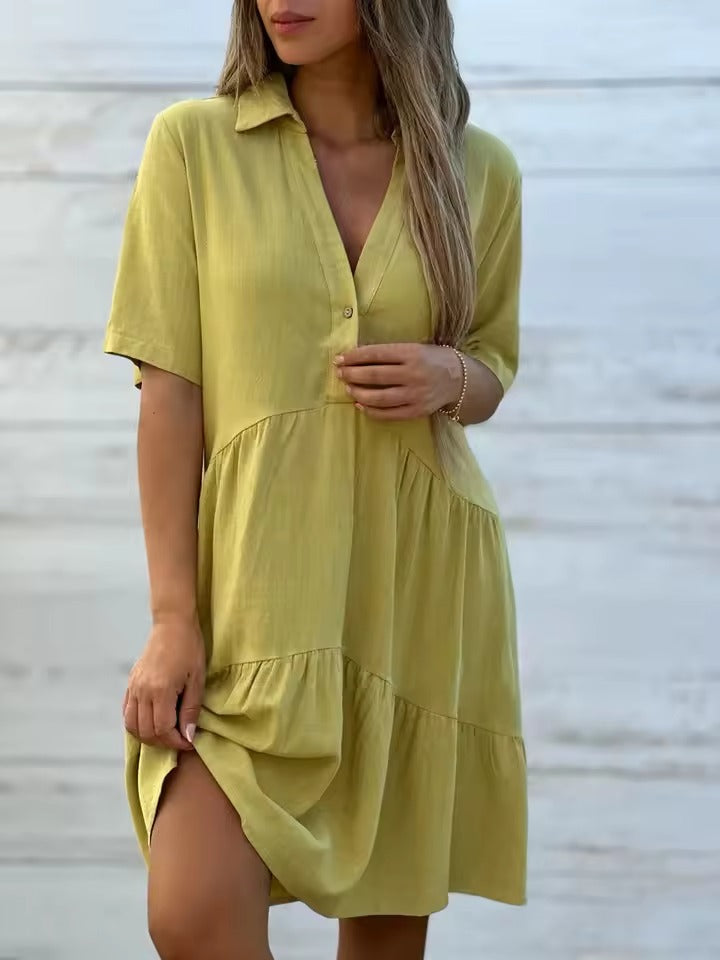 Saba Columbo™ Stylowa krótka sukienka letnia