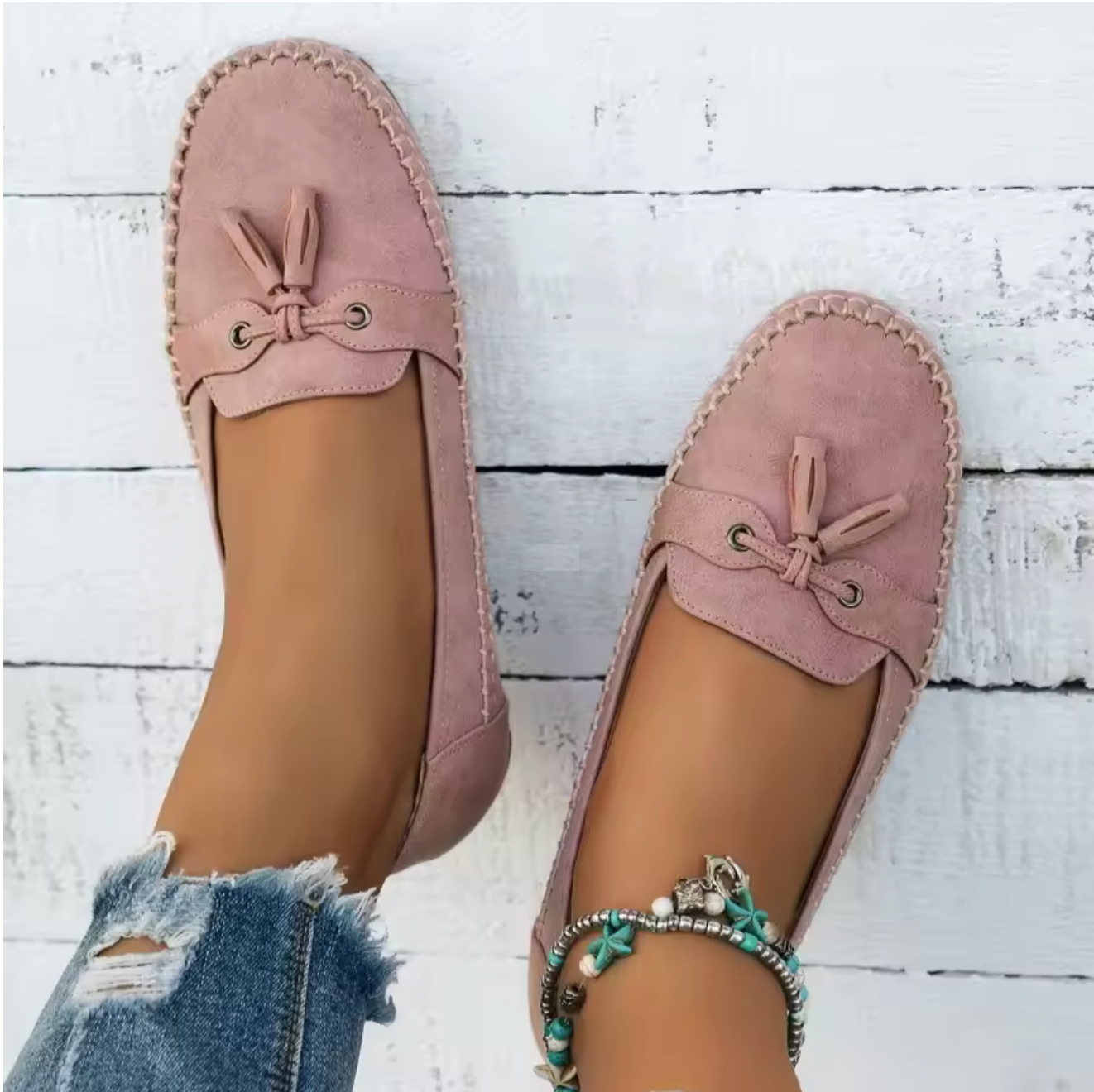 Zoe Garofano™ Wygodne damskie loafersy w stylu vintage