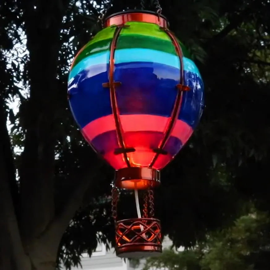 SkyLuma™ Dekoracyjny lampion balon na ogrzane powietrze z oświetleniem solarnym