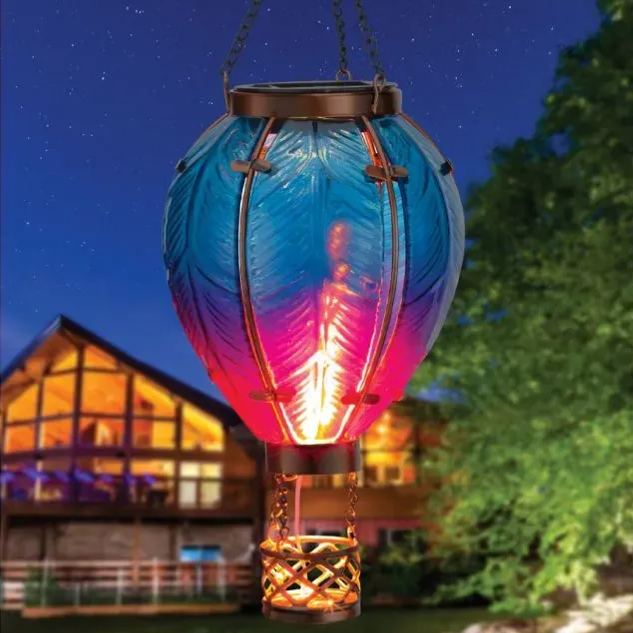 SkyLuma™ Dekoracyjny lampion balon na ogrzane powietrze z oświetleniem solarnym