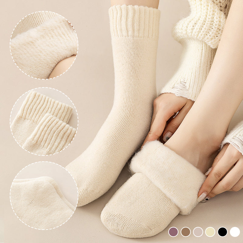 SnuggleStep™ Miękkie skarpetki polarowe zapewniające intensywne ciepło