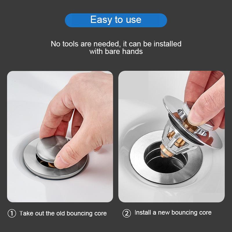 TapCleanFilter™ Przycisk filtra spustowego ze stali nierdzewnej