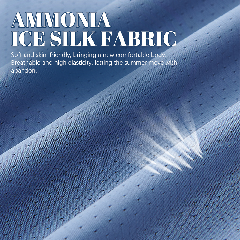 Tosco Ferrero™ Męska koszulka Ice Silk – szybkoschnąca i oddychająca