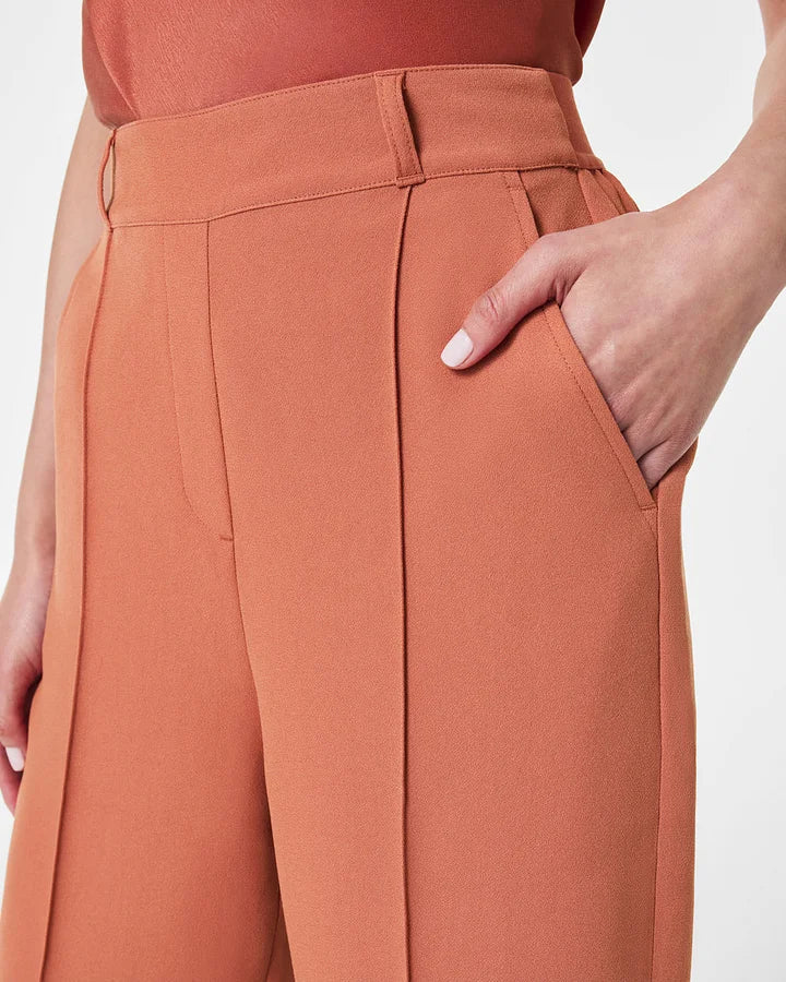 Tummella™ gładkie spodnie modelujące z tkaniny krepowej