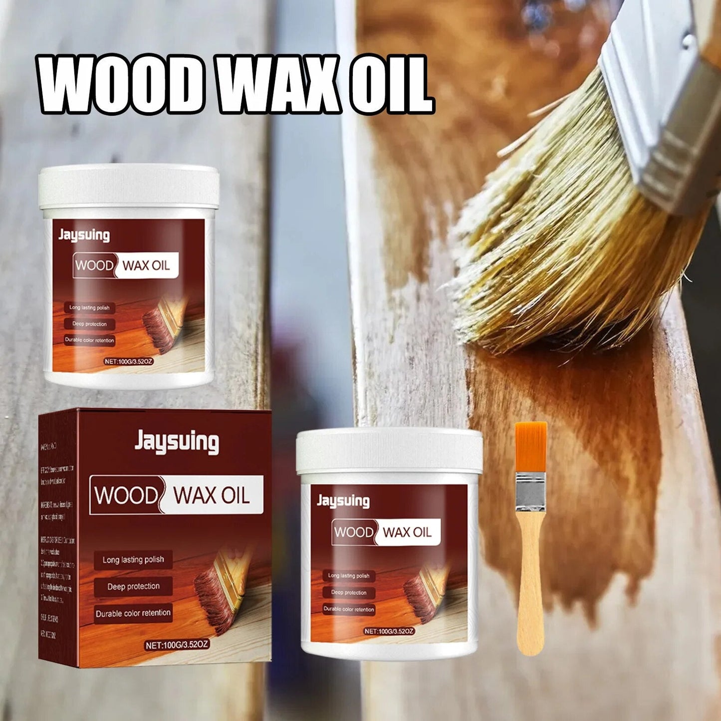 Wood Oil™ Antykorozyjny olej woskowy do impregnacji drewna na zewnątrz