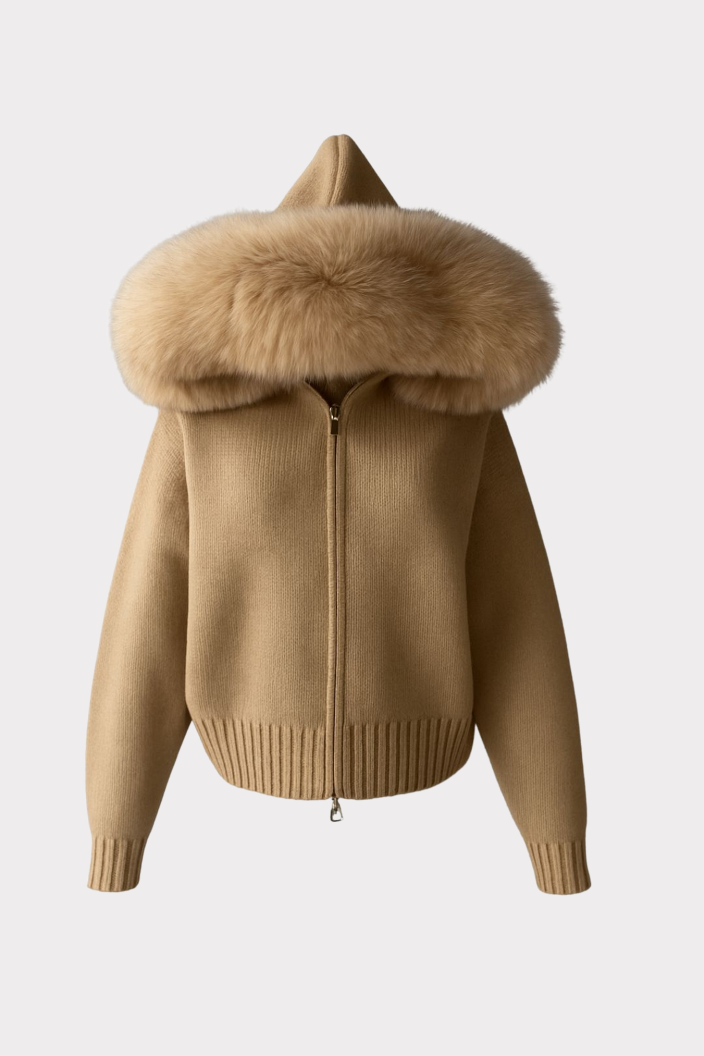 Zaira Perna™ Ocieplana bluza z kapturem i futrem