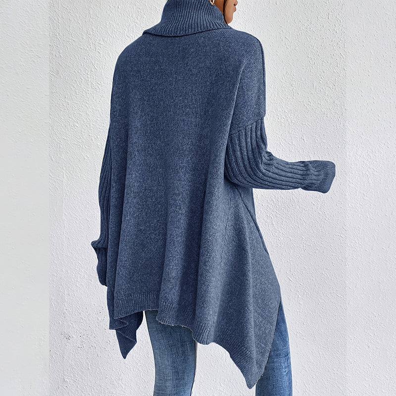Zita Petralia™ Elegancki sweter z golfem