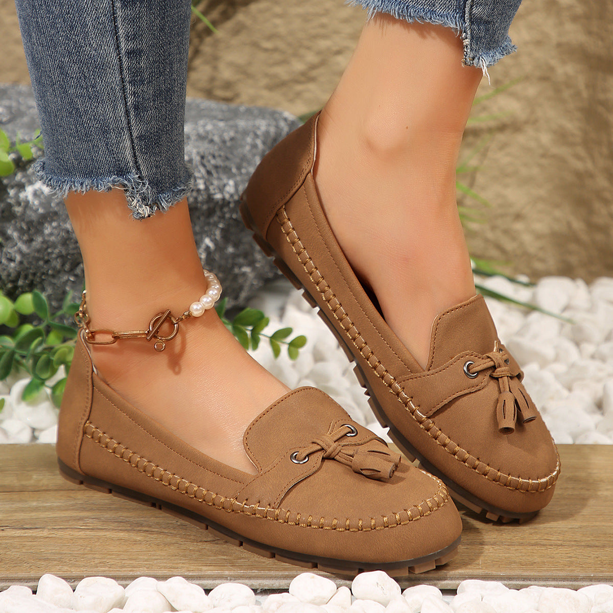 Zoe Garofano™ Wygodne damskie loafersy w stylu vintage