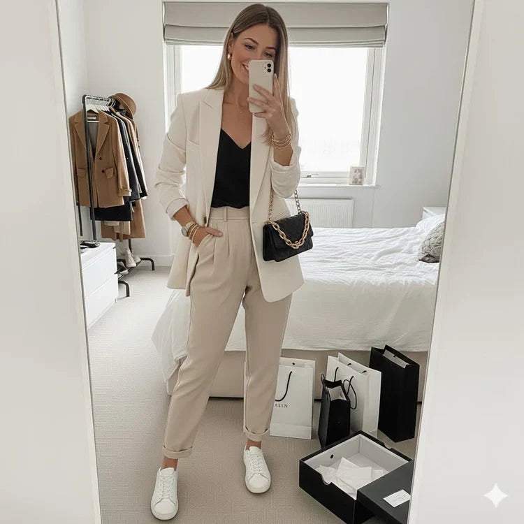 Adriana Alberti™ Dopasowany komplet ubrań dla bezwysiłkowej elegancji